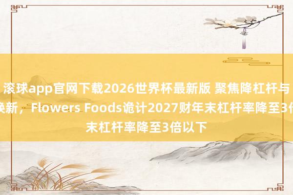 滚球app官网下载2026世界杯最新版 聚焦降杠杆与品牌焕新，Flowers Foods诡计2027财年末杠杆率降至3倍以下