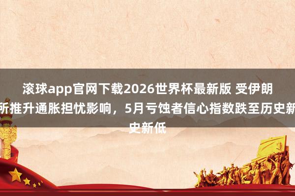 滚球app官网下载2026世界杯最新版 受伊朗场所推升通胀担忧影响，5月亏蚀者信心指数跌至历史新低