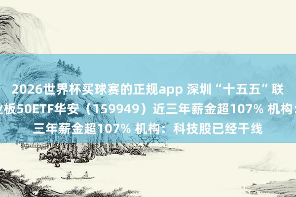 2026世界杯买球赛的正规app 深圳“十五五”联想重磅出炉！创业板50ETF华安（159949）近三年薪金超107% 机构：科技股已经干线