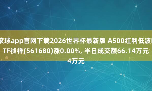 滚球app官网下载2026世界杯最新版 A500红利低波ETF祯祥(561680)涨0.00%， 半日成交额66.14万元
